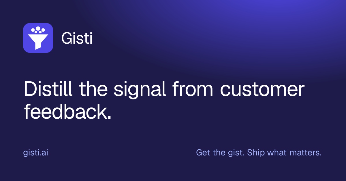 Gisti — 官网预览图